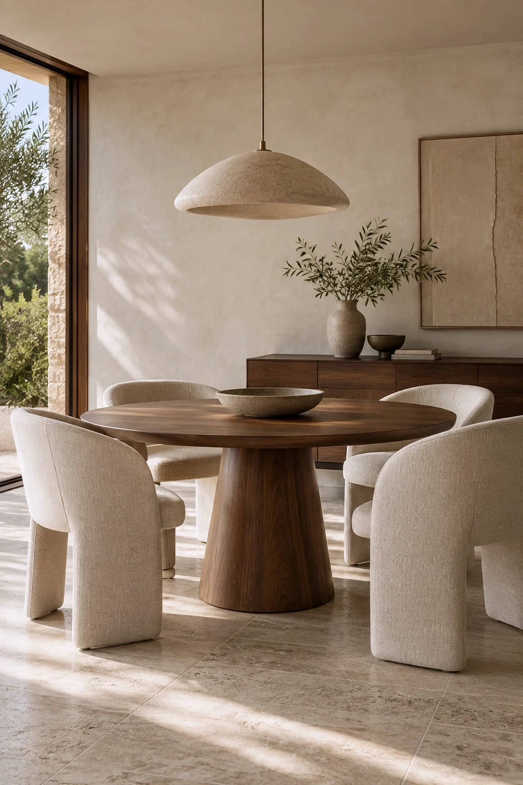 Sala de jantar com marcenaria sob medida